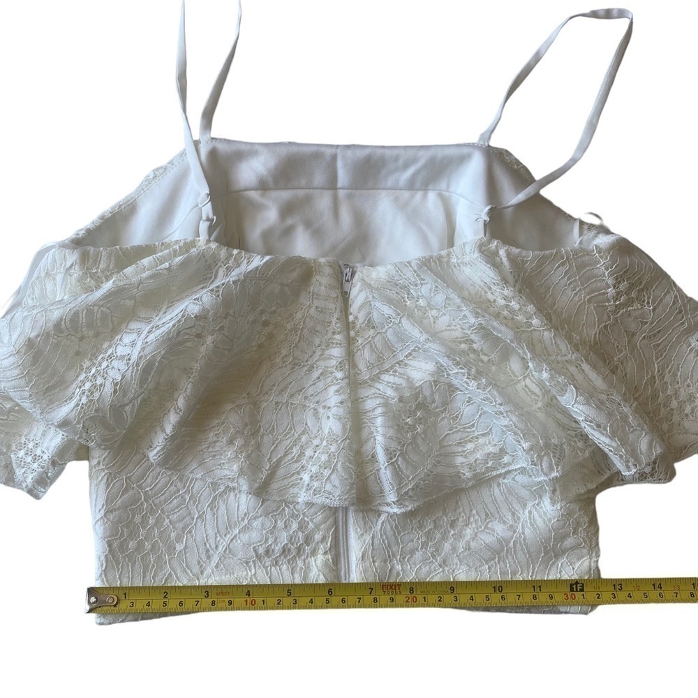 NWOT Aqua Crop Top - Picture 5 of 6